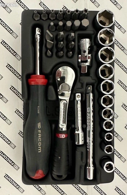 Cliquet FACOM 3/4 étanche - Cliquet 120 Dents Professionnel Avec Poignée Anti-solvants