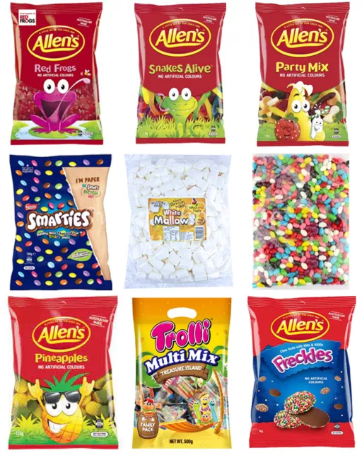 Deluxe Party and Candy Bar Bundle - Over 9.2kg of Big Brand Lollies and Choco...