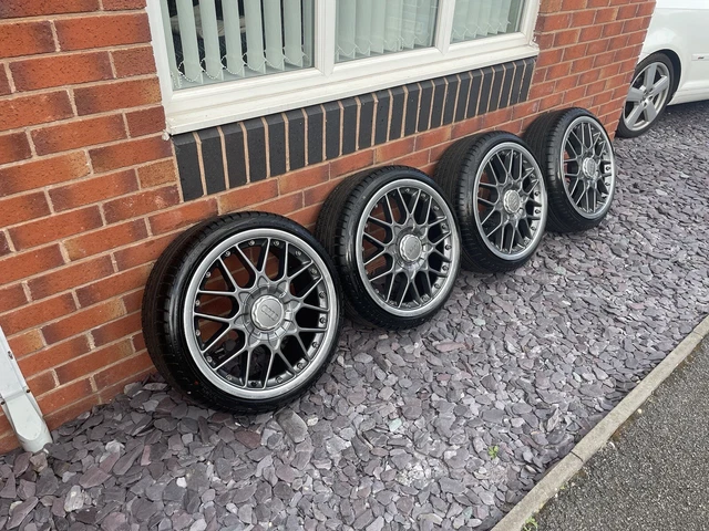 GENUINE AUDI TT Mk1 18” BBS Split Rim Alloy Wheels+New Tyres*5x100*VAG ...