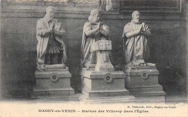 95-Magny En Vexin-Interieur De L Eglise-Statues Des Villeroy-N�6026-E/0025