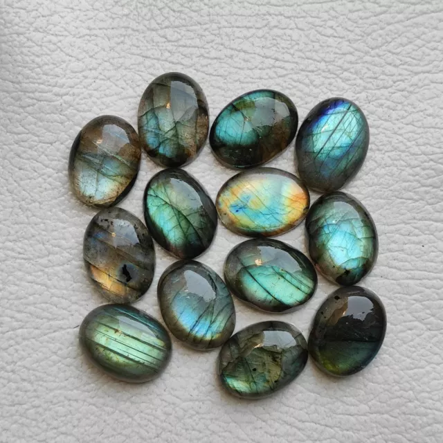 20X15 MM Oval Shape Designer Multi Flashy Labradorite Cabochon Gemstone V93-15