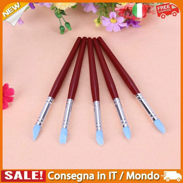IT 5 Pcs Pottery Clay Sculpture Carving Tools Art Craft Supplies Size S