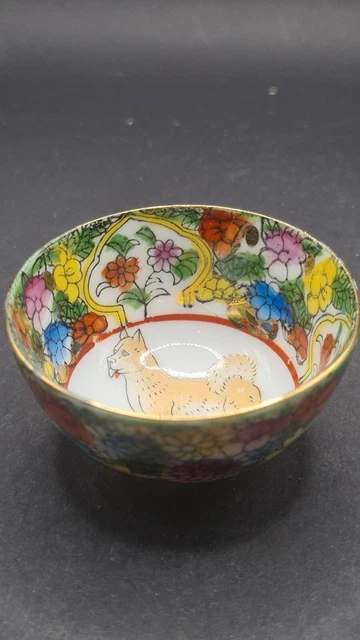 China Cloisonne Schüssel  Schale Deko Ornamente Handarbeit 063006 5*2,5cm