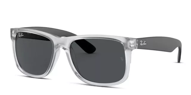 Ray-Ban Justin Color Mix Rubber Transparent/Grey 51 mm Sunglasses RB4165 651287