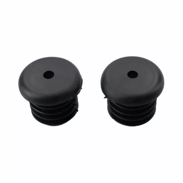 Handlebar Tube Plastic End Plug Black19mm Push Bung Bar Caps Bike Cycle