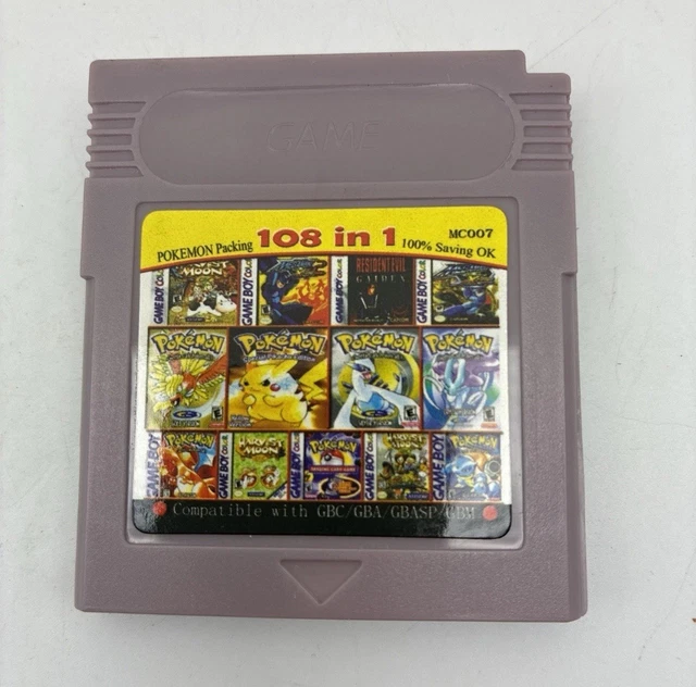 Cartouche 61 En 1 Pour GameBoy – Compatible GBC, GBA, GBA SP – Neuf