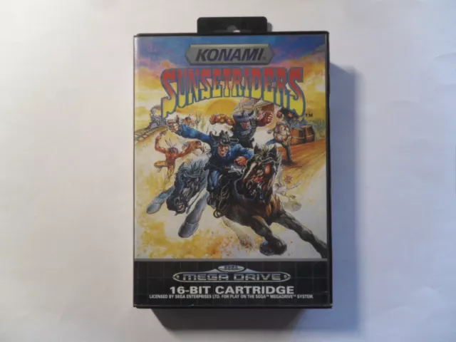 Jeu Sunset Riders / Sega Megadrive / Complet / Original / Rare