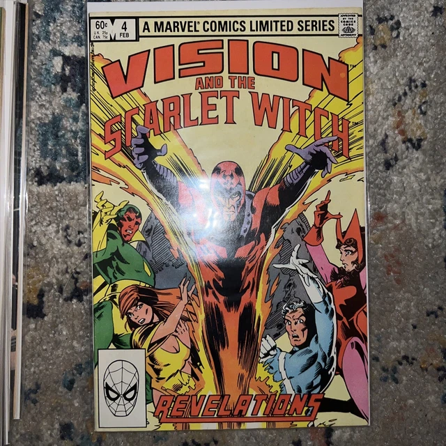 Vision and the Scarlet Witch #4 1983 marvel Comic Book NM-