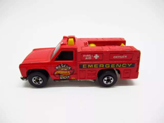 Hot Wheels Bw Mal Emergency Squad Rescue Unit Truck