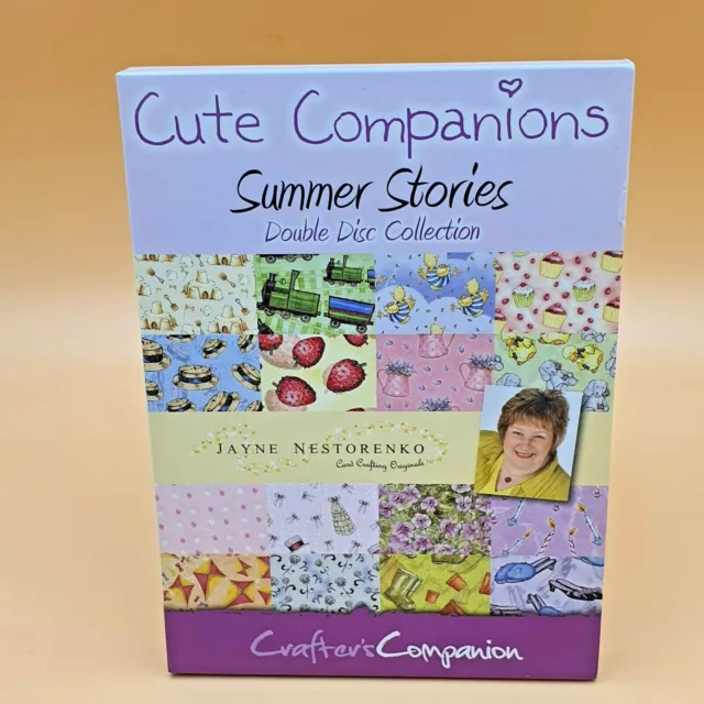 Crafters Companion - Colección doble de CD-ROM Cute Companions Summer Stories.