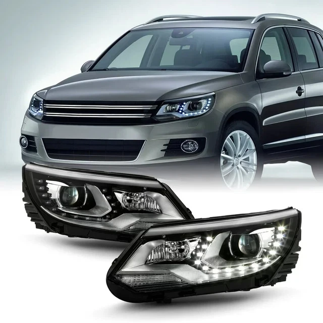 FARI ANTERIORI LED Per Vw Tiguan 11-15 Fanali New Headlights EUR 489,00 ...