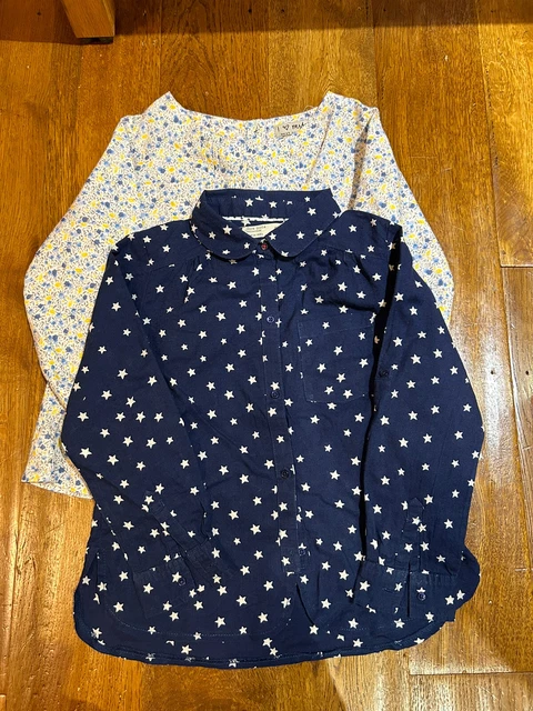 Girls Long Sleeve Shirt Blouse Bundle Age 5-6 ZARA NEXT Great Condition