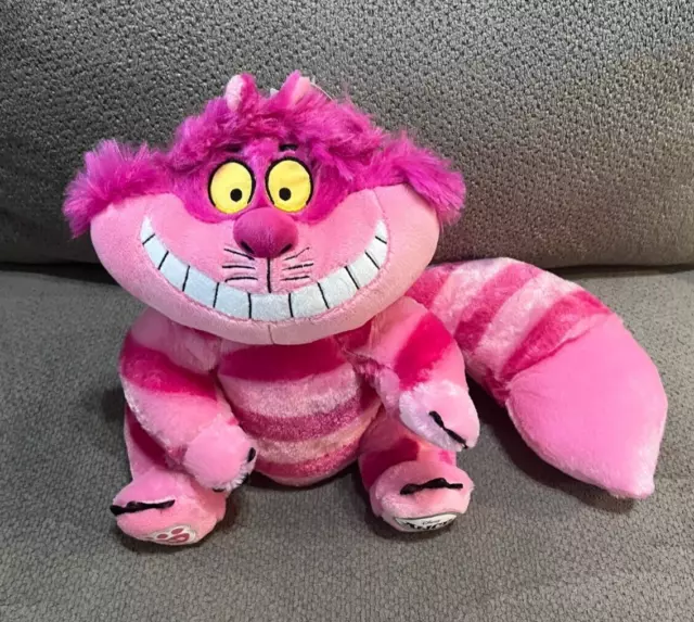 NWT Build-A-Bear Disney Alice in Wonderland Cheshire Cat Plush - No Sound