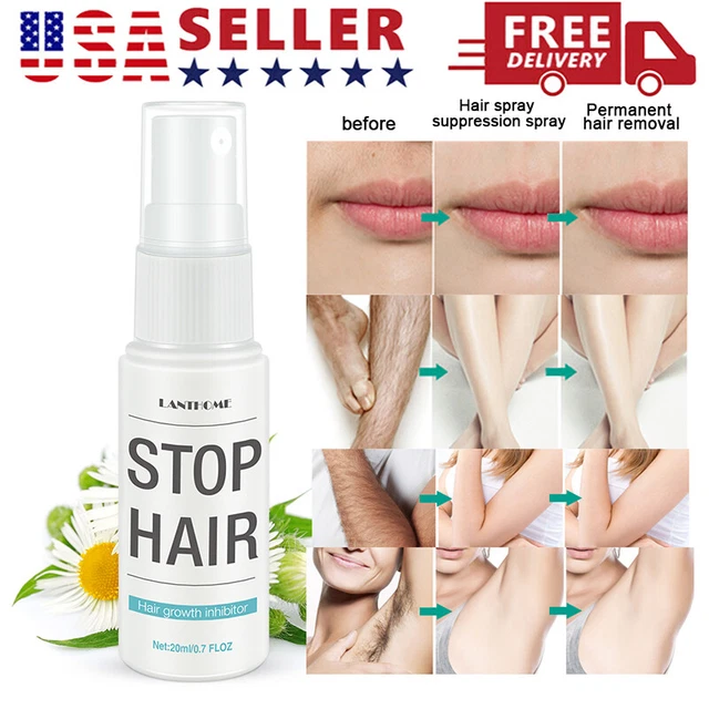 Hair Removal Spray Natural Painless Permanent Depilatory Cream Stop Hair Growth