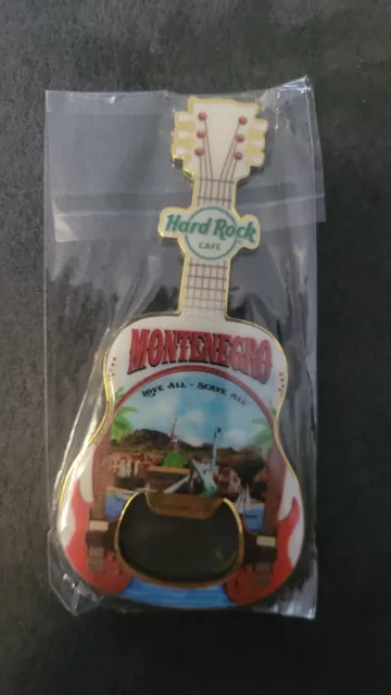 Hard Rock Cafe Bottle Magnet Opener Podgorica Montenegro Neu Selten