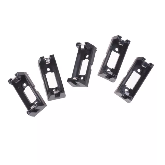 5x PCB Plug-in Type CR123A Lithium Battery Holder Socket Black New Arrival D#km