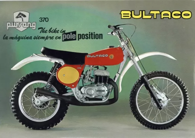 BULTACO PURSANG OWNERS OPERATIONS MOTORCYCLE MANUAL 250 370 Maintenance & Tuning