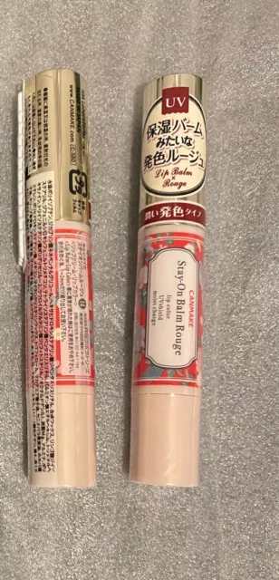 Fille Noël Cadeau ! Multiple JP Canmake: Stay-On Baume Rouge,Redish Humidité Lip 3