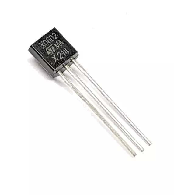 5 pezzi X00602MA 1AA2 | 0,8 A sensitive gate SCR | 600V | 200μA | TO-92 | STM