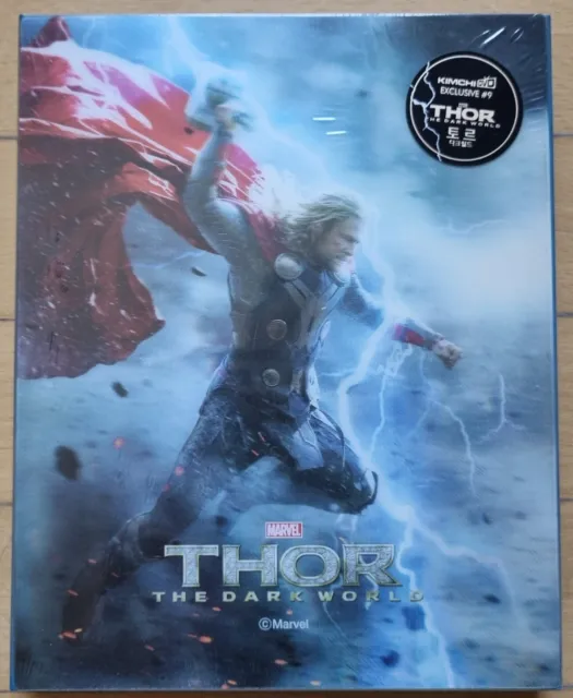 Thor: The Dark World - KimchiDVD Lenticular Fullslip Steelbook Blu-ray NEU/OVP