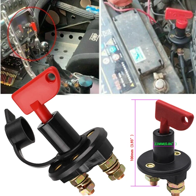 RACING BATTERY KILL Switch CutOff Power Disconnect 12V 200 Amp Breaker