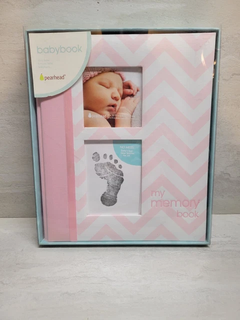 Pearhead First 5 Years Chevron Baby Memory Book