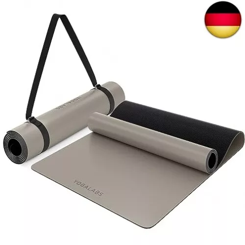 [NEU] YOGALABS® Premium Yogamatte STUDIO | extra große Yogamatte rutschfest aus