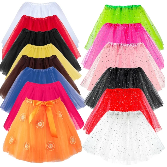 LEACCO Damen Regenbogen Kostüm Set - Inkl. Tüllrock, Feder-Haarreif, Handschuhe & Socken