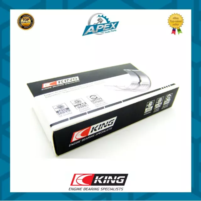 King Big End Bearings Cr509Si 0.25Mm Size For Ford Focus Mk2 St / Rs 2.5 Hyda