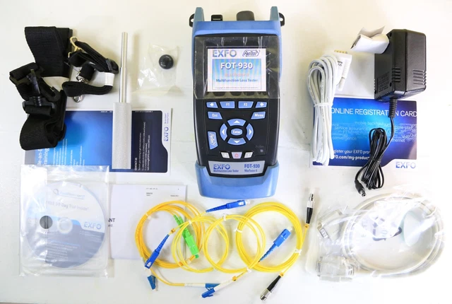 New Exfo Maxtester Ii Fot-932-Fp-Ei Sm Fiber Loss Tester  1310/1550, Pm Ls Vfl