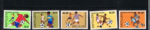 Niederlandische Antillen 1985 Satz 552/56 Sport/Fussball Postfrisch/MNH