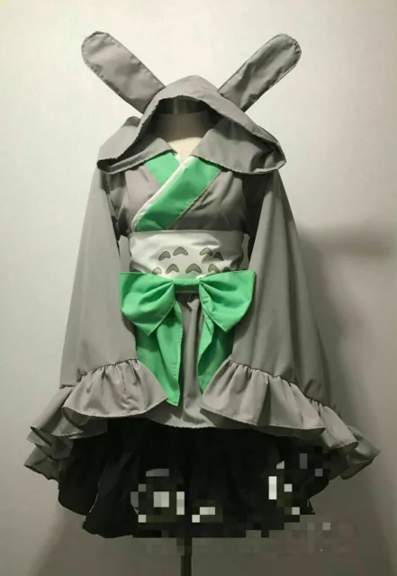 Anime cosplay costume Totoro Kimono Dress Set