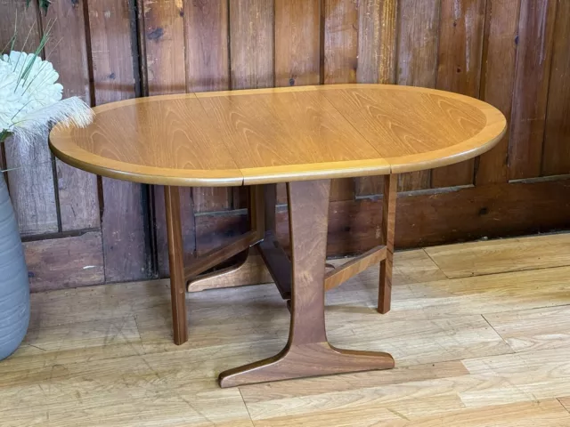 Mid Century Drop Leaf Coffee Table by Nathan \ Retro Extending Side Table 2