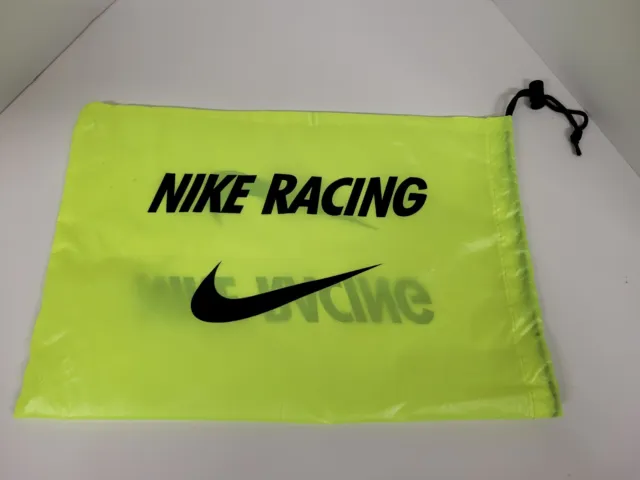 Bolsa de polvo amarilla para zapatos de carreras Nike 17""x11,5"" bolsa de almacenamiento con cordón