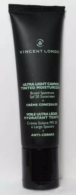 Vincent Longo Ultra Light Canvas Tinted Moisturizer +Concealer Shade #6 Free S&H