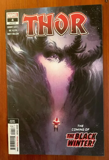 Thor #4 2020 Nic Klein 2nd Print Variant Marvel Comics NM