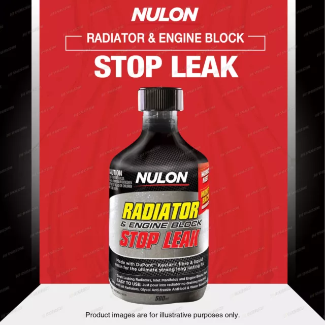 Nulon Radiator & Engine Block Stop Leak REBSL-500 Stops leaks in cooling system