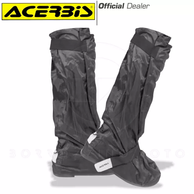 Acerbis Rain 4.0 Copristivali Anti Pioggia Moto Scooter Impermeabili Neri Uomo