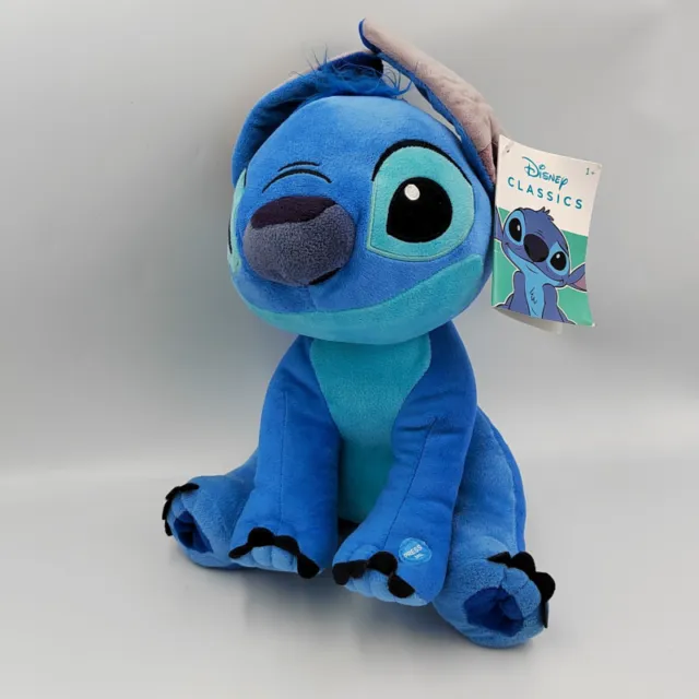 Peluche doudou Stitch Lilo et Stitch bleu mauve 40 cm PTS SRL Disney