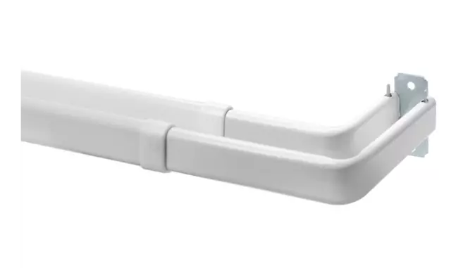 Double Lock-Seam Adjustable Curtain Rod