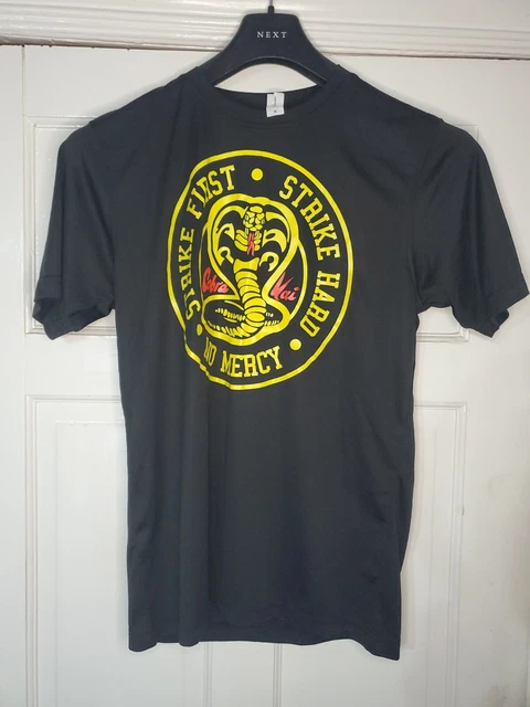T-shirt da uomo Cobra Kai taglia S karate bambino kung fu arti marziali combattimento