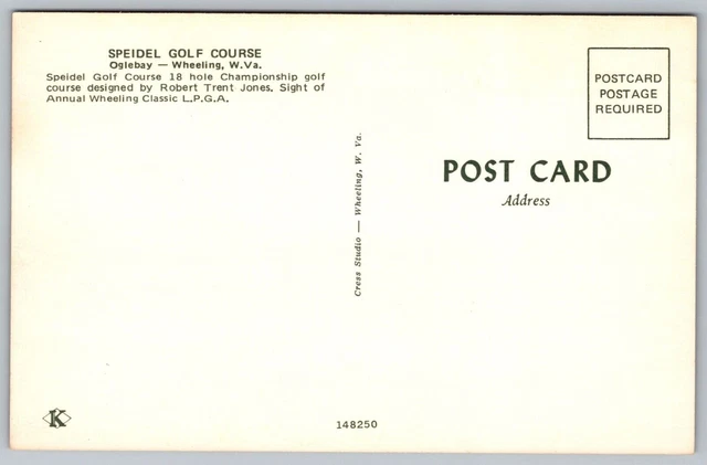 SPEIDEL GOLF COURSE Oglebay Wheeling West Virginia Championship Vintage