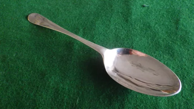 Un Ottimo Cucchiaio Da Tavolo In Argento Britannia In Ratta Molto Buono Londra 1722 P