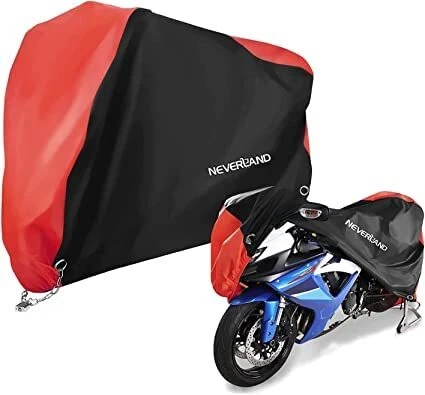 NEVERLAND Housse Moto, 210D Bache Moto Housse de Protection pour Moto Exterieur,
