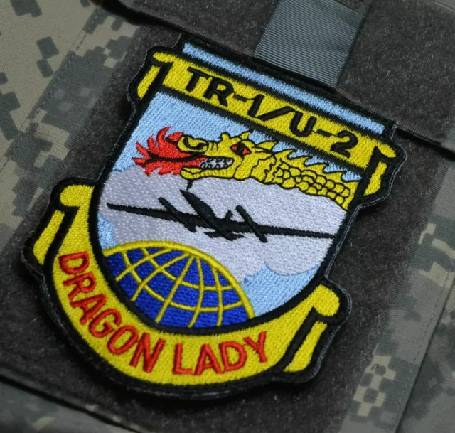 USAF CIA U-2 DRAGON LADY MONITOR ALL OTHERS WE MONITOR TR-1/U-2 velkrö PATCH