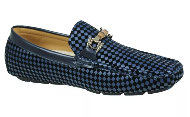 Scarpe mocassini uomo Diamond shoes blu super light eleganti business