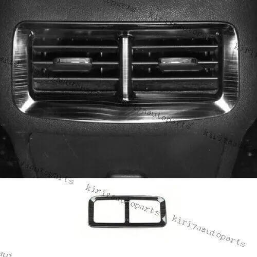 Fit For Chevy Equinox 2018-23 Black Titanium Rear AC Air Outlet Vent Frame Trim