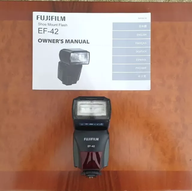 Fujifilm EF-42 Shoe Mount Flash Blitzlicht/Flashgun für Fuji Digital Cameras 2