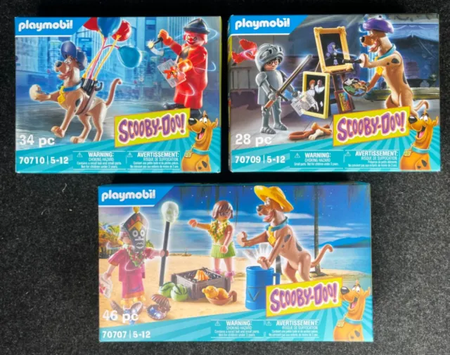 Playmobil Scooby Doo 3er Set 70707 + 70709 + 70710 Sammlung Konvolut neu OVP