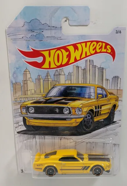 Hot Wheels - '69 Ford Mustang Boss 302, Muscle Car City 3/6